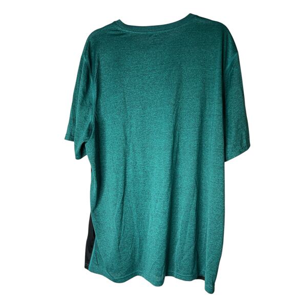 Tek Gear Men's DryTek Short Sleeve Top in Green Size XXL Tall - Picture 3 of 4